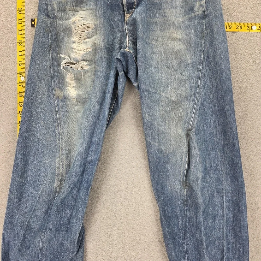 Vintage Levis Engineered Jeans Mens 30x30 Blue Buckle Back One Pocket Twisted